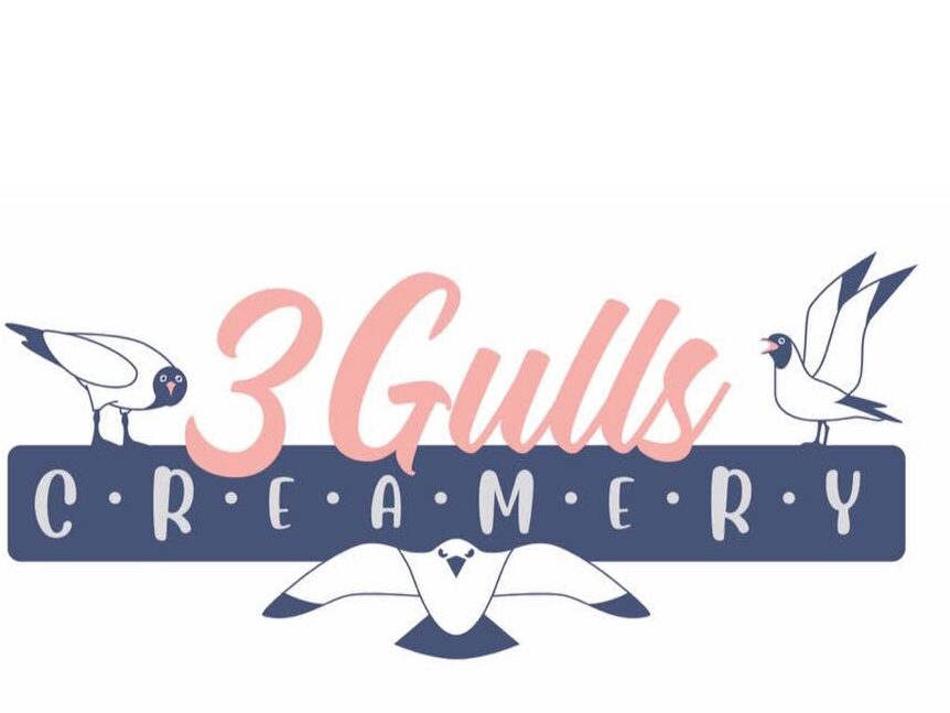 Ice cream and milkshakes at 3 Gulls Creamery on Jungle Road, Edisto Island