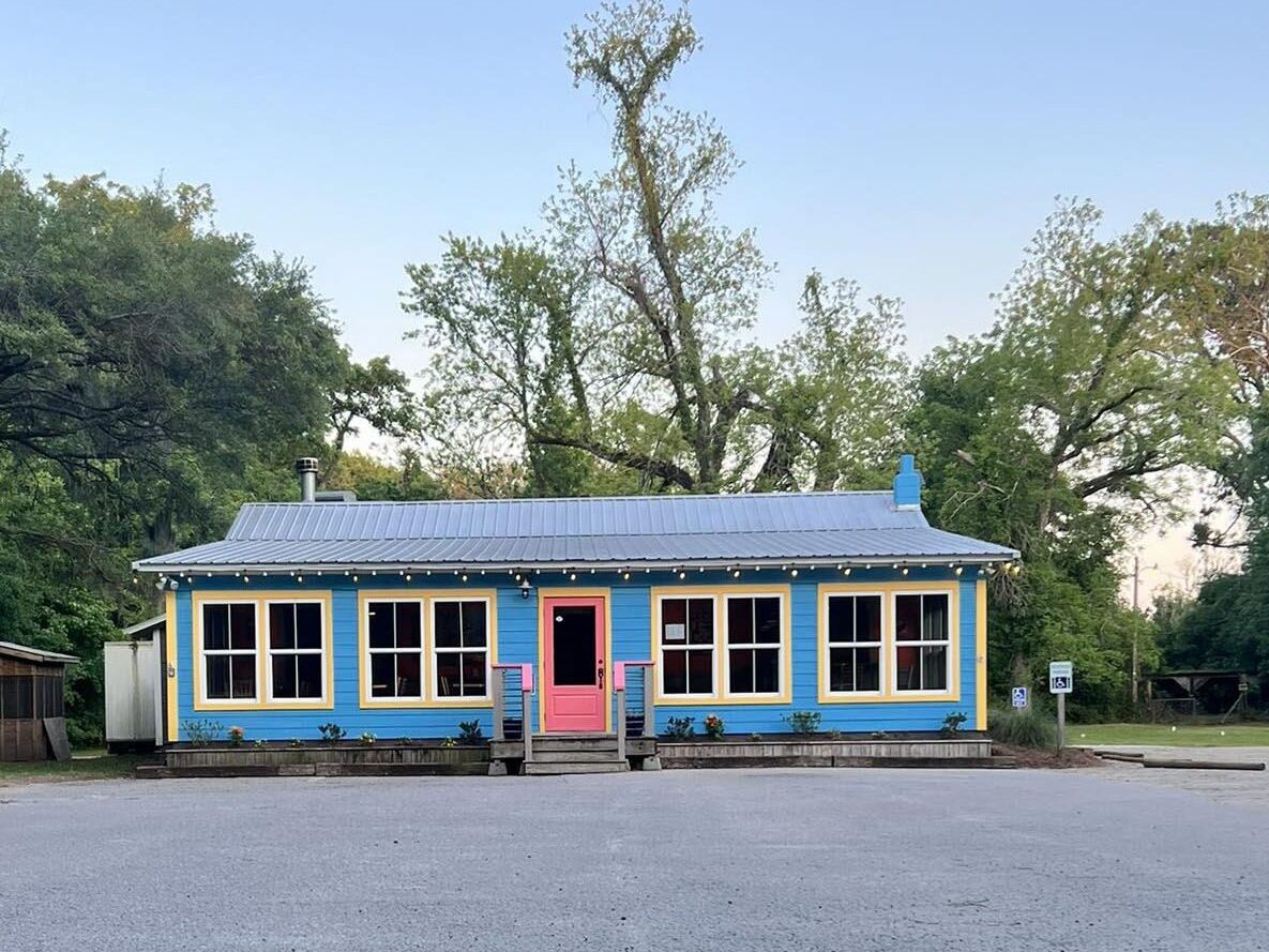 Street tacos and sushi rolls at Bluefin Cantina on Highway 174, Edisto Island