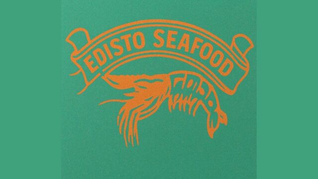 Seafood market counter at Edisto Seafood near the marina on Edisto Island
